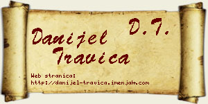 Danijel Travica vizit kartica
